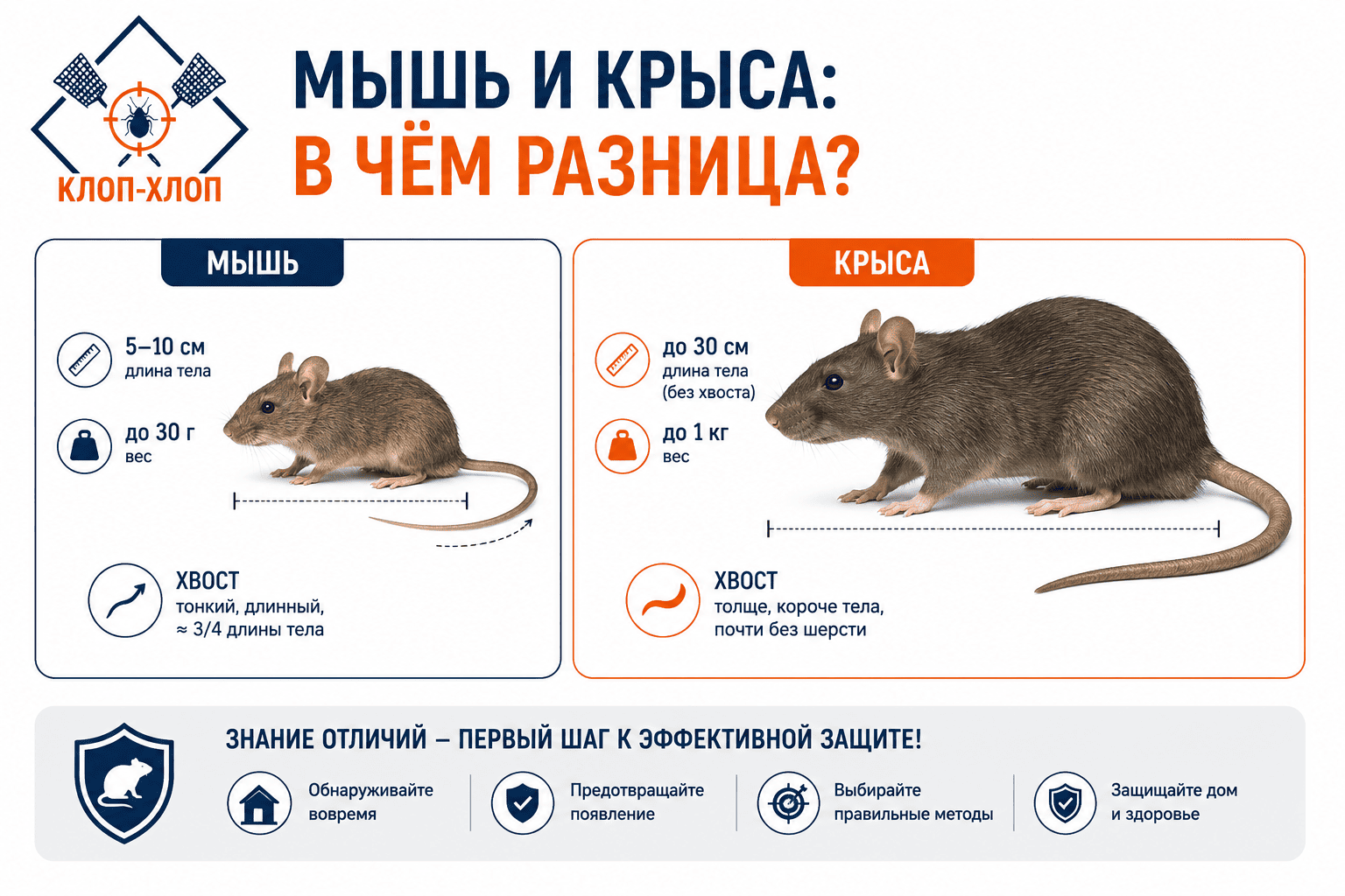 Как распознать крыс